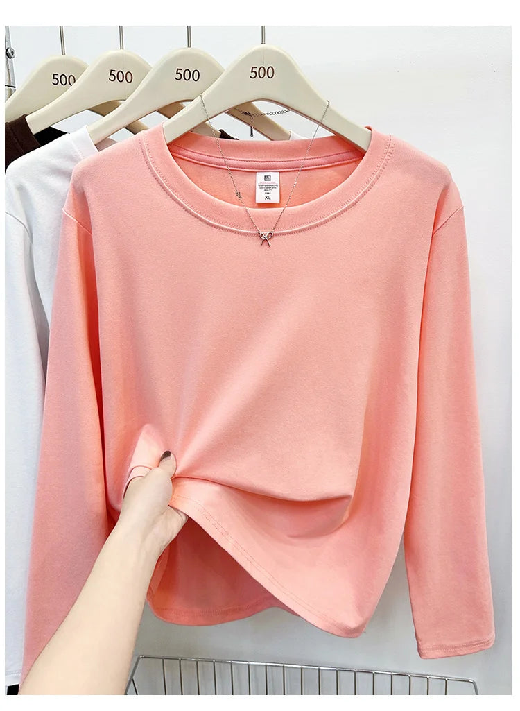 Women's long sleeve base layer tee, crew neck — view 20 of 20