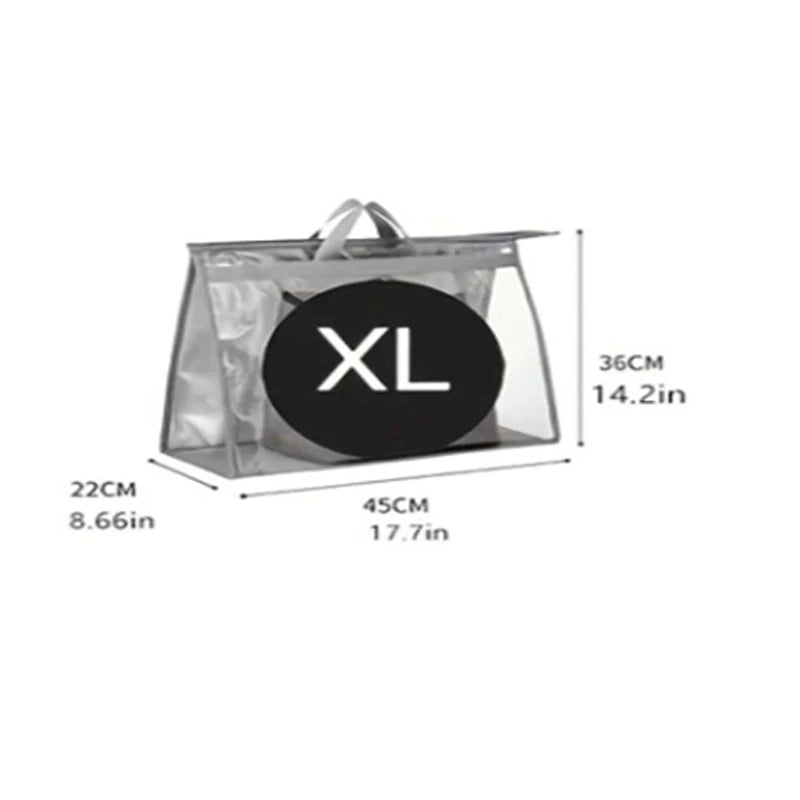 1Pcs Portable Handbag Dust Cover - Reusable Protective Storage Bag for Purses - Ideal for Travel and Wardrobe Organization