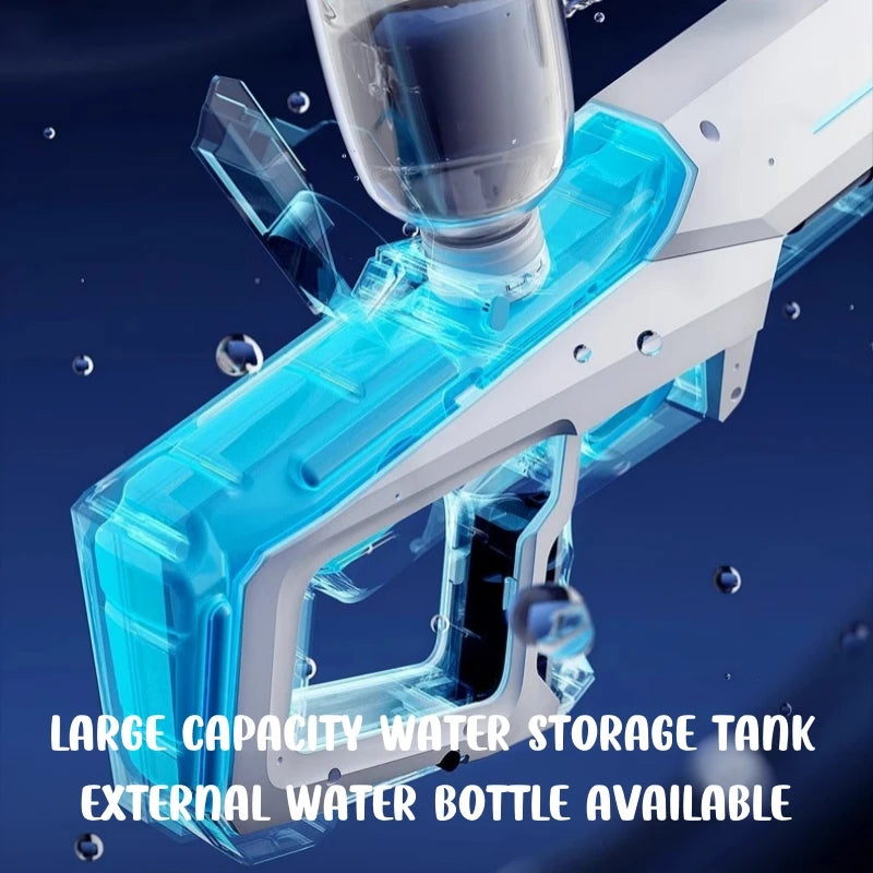 42cm Electric Water Gun — High-Pressure Auto-Absorb Pool Blaster