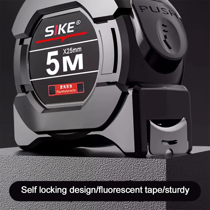 1 piece 5m, 7.5m and 10m high precision laser measuring tape, heavy duty thickened ruler, self-locking design Measuring tools