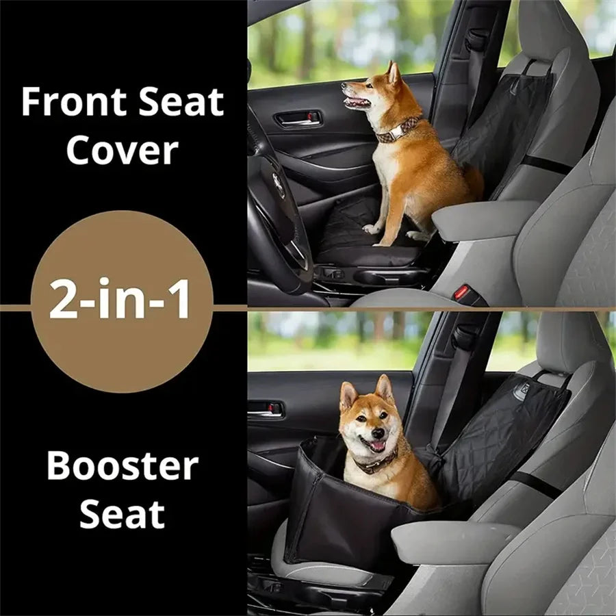 Quilted Dog Car Seat Cover - Waterproof, Anti-Slip – photo 2