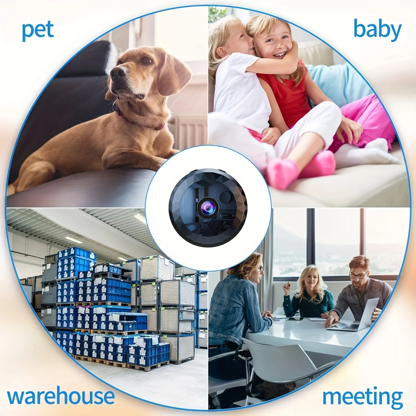 Mini WiFi Security Camera — 1080P Wireless Night Vision Monitor