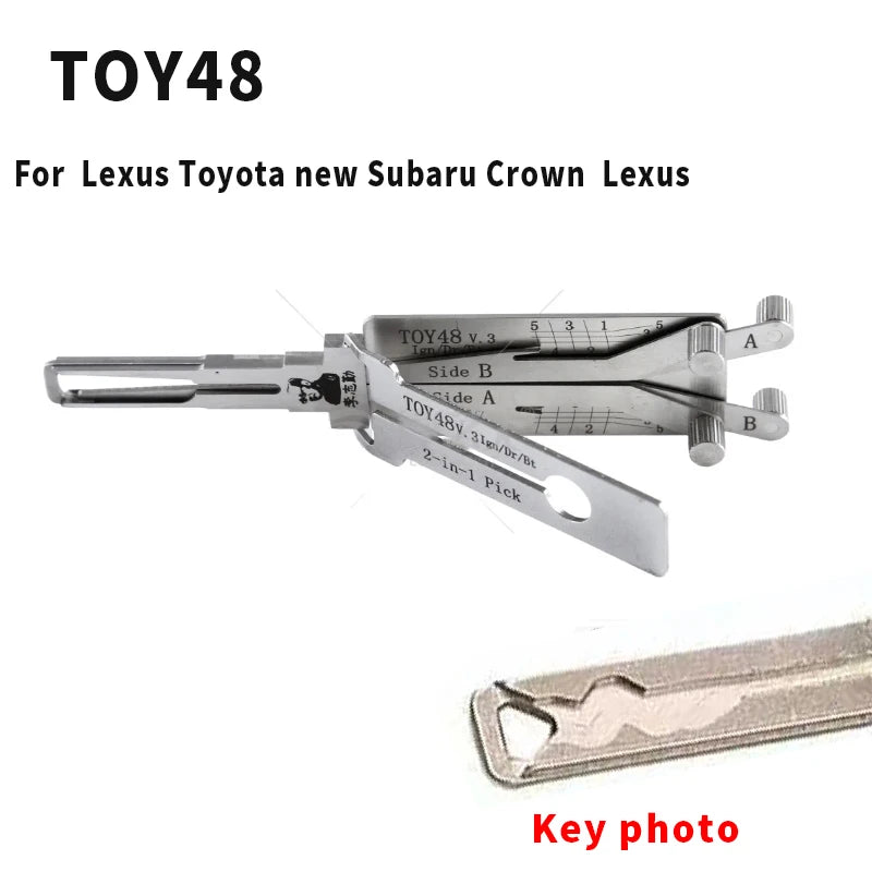 8PCS LISHI 2in1 Decoder For Volkswagen Audi Mercedes-Benz Skoda Porsche Ford Chevy Buick Hyundai Toyota BMW Locksmtihs tool