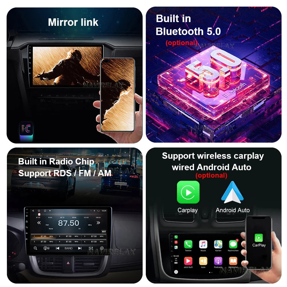Car Stereo with Apple CarPlay & Android Auto, Compatible with Buick Excelle GT XT & Opel Astra J