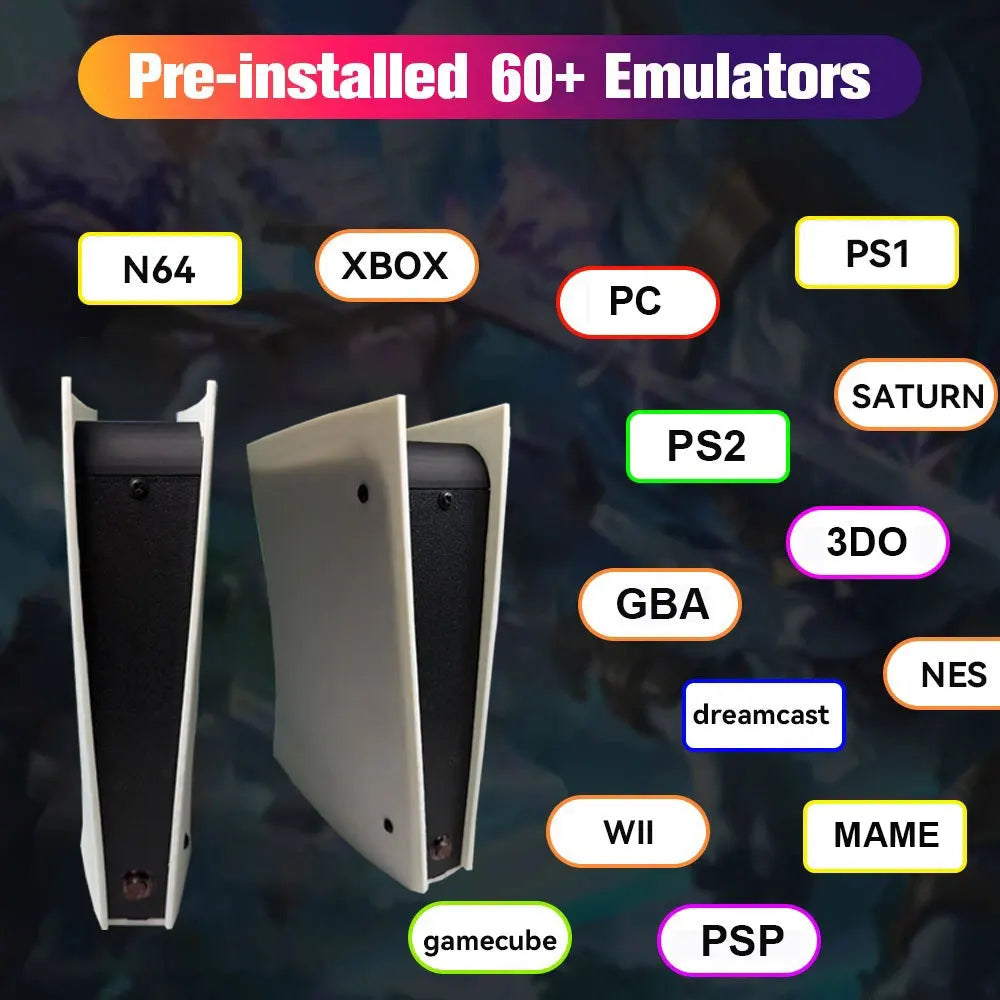 X5 Game Console — 2TB HDD, 4K HD, 60+ Emulators, Plug-and-Play TV Console