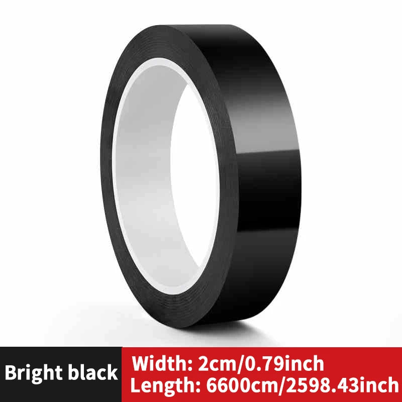 Car modified color film, High brightness black carbon fibrous PET car interior and exterior sticker, body mid net modification