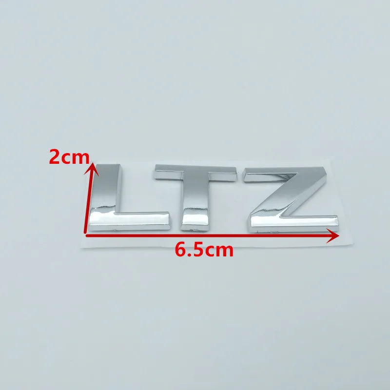 1pcs 3D ABS high quality for LT LTZ car Letter Emblem Rear tail trunk Decals badge sticker Decal styling auto Accessories
