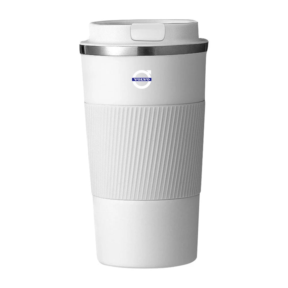 Car Badge Portable Stainless Steel Thermos Mug Coffee Cup Accessories For Volvo RDESIGN V60 XC60 XC60 XC90 XC90 C30 S80 XC40 S80