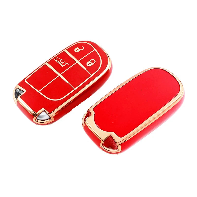 TPU Key Fob Shell Cover — Dodge RAM 1500/Journey/Charger/Dart/Challenger/Durango, Jeep & Fiat