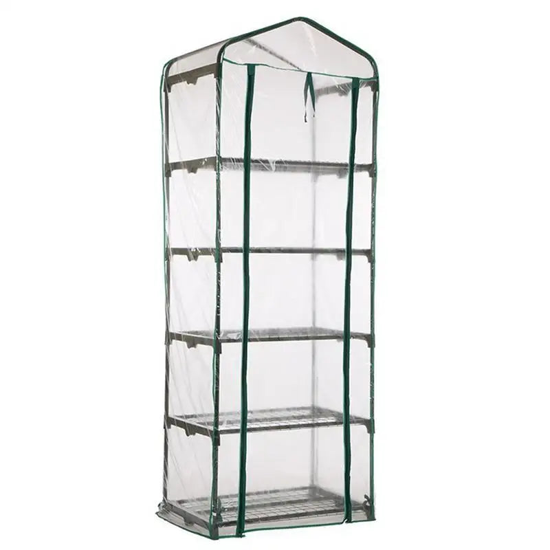 Garden House Mini Portable Garden Green House Warm Greenhouse Flower Plants Green House PVC Cover Without Iron Rack