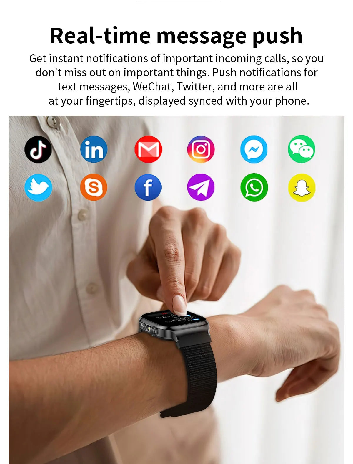 2026 Five-Organ Health Smart Watch – Body Fat, Uric Acid, ECG, Blood Pressure & Bluetooth Call | Men & Women