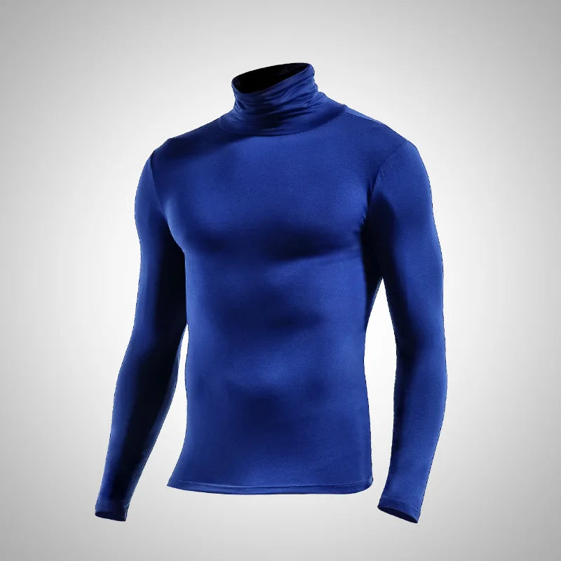 Men's Turtleneck Thermal Base Layer Top - Slim Long Sleeve Undershirt - photo 6