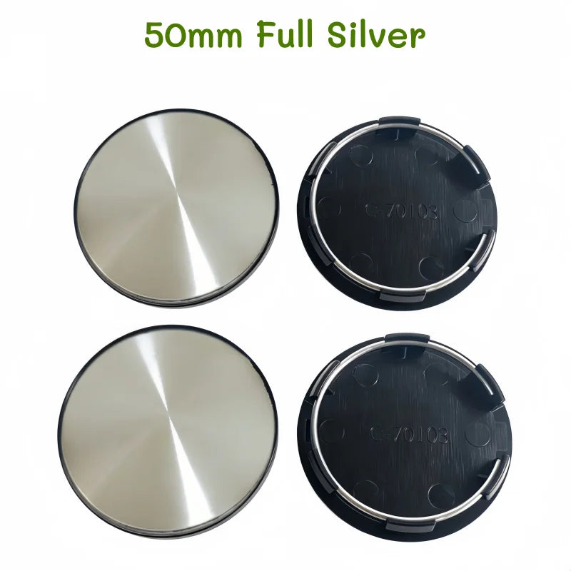 4 pcs Auto Wheel Center Cap 50mm 56mm 60mm 65mm 68mm No Logo Badge Blank Hubcap For Kia Car Rim Tire Decorative Dust-proof Cover