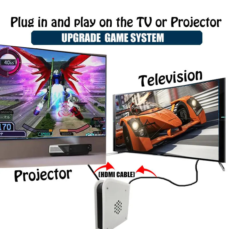 M15 Dual-System Game Console — Windows 11 + Batocera, i3 CPU, 60+ Emulators, Wireless Controller