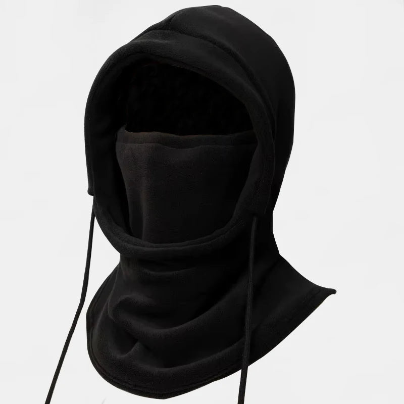 Knitted Hood Balaclava with Drawstring - Windproof Ski Mask - photo 7