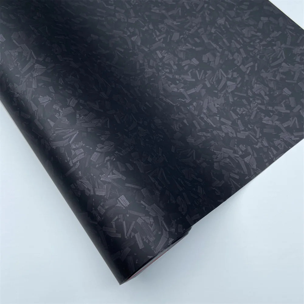 Forged Carbon Fiber Vinyl Wrap - Air Bubble Free Auto Adhesive Film