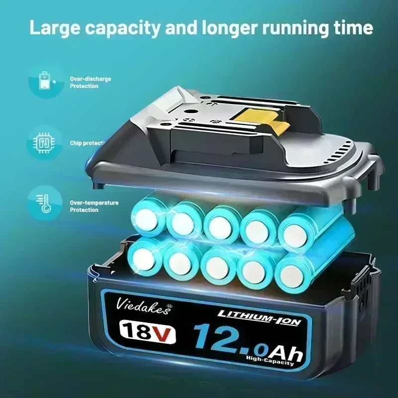 Battery Holder Mount — Compatible with 18V Cordless Tool Packs
