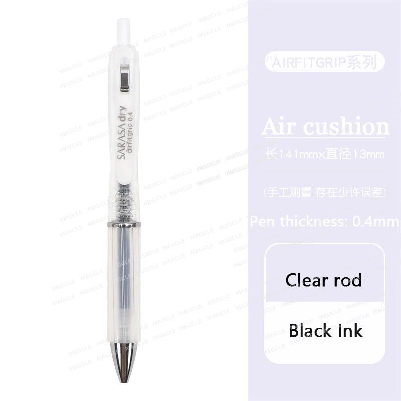 Zebra Japan SARASA Quick-Drying Neutral Pen JJZ49 0.4 Girfit Grip 0.5mm Signing Stylo Back to school aesthetic supplies statione