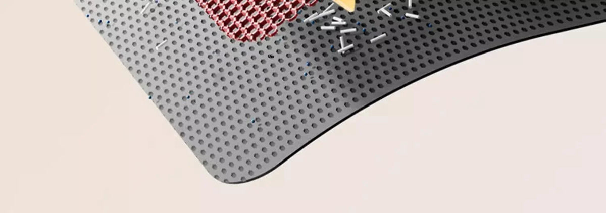 Large Waterproof Cat Litter Mat, 2-Layer Non-Slip