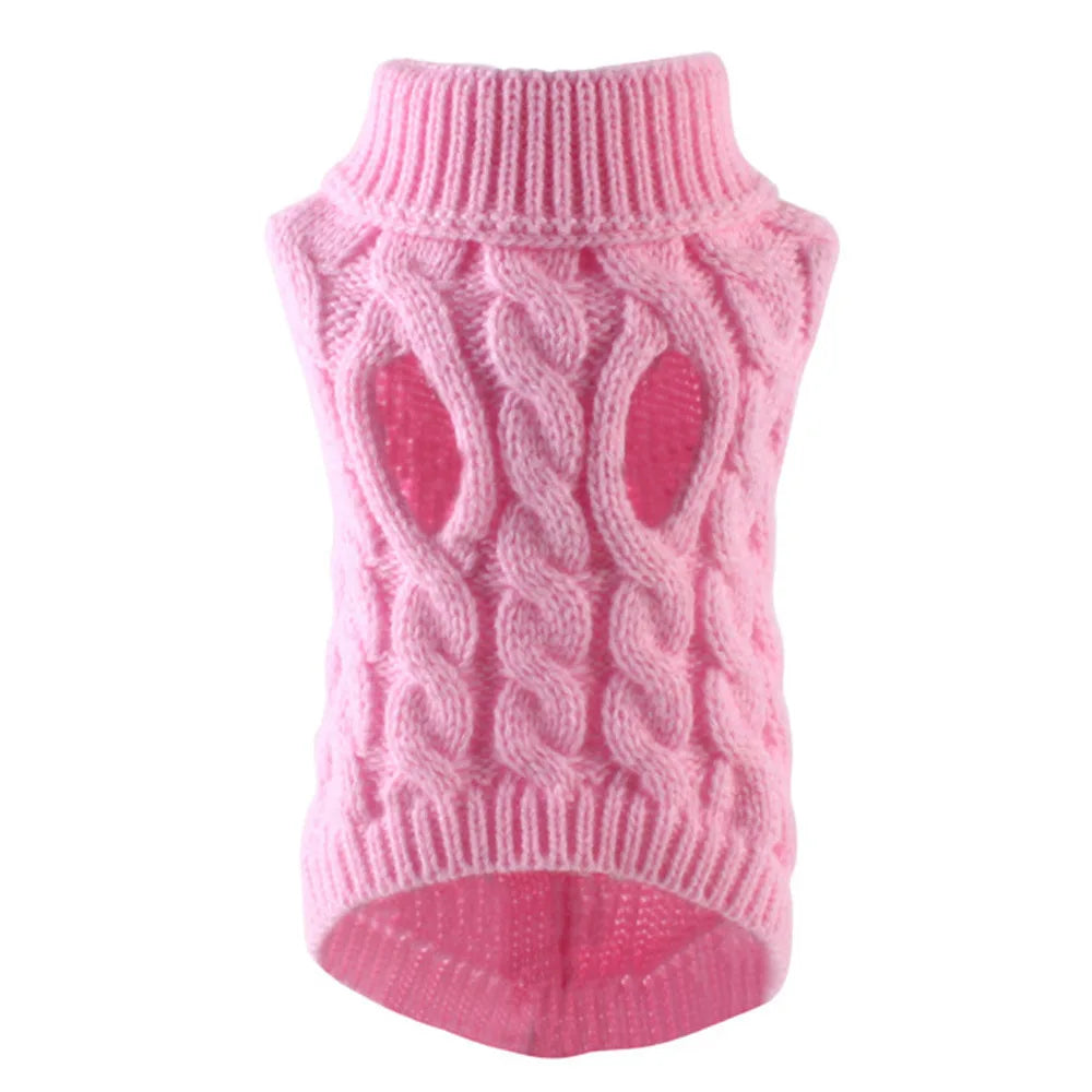 Knitted Winter Dog Coat - Warm Sweater for Small and Medium Dogs - photo 8