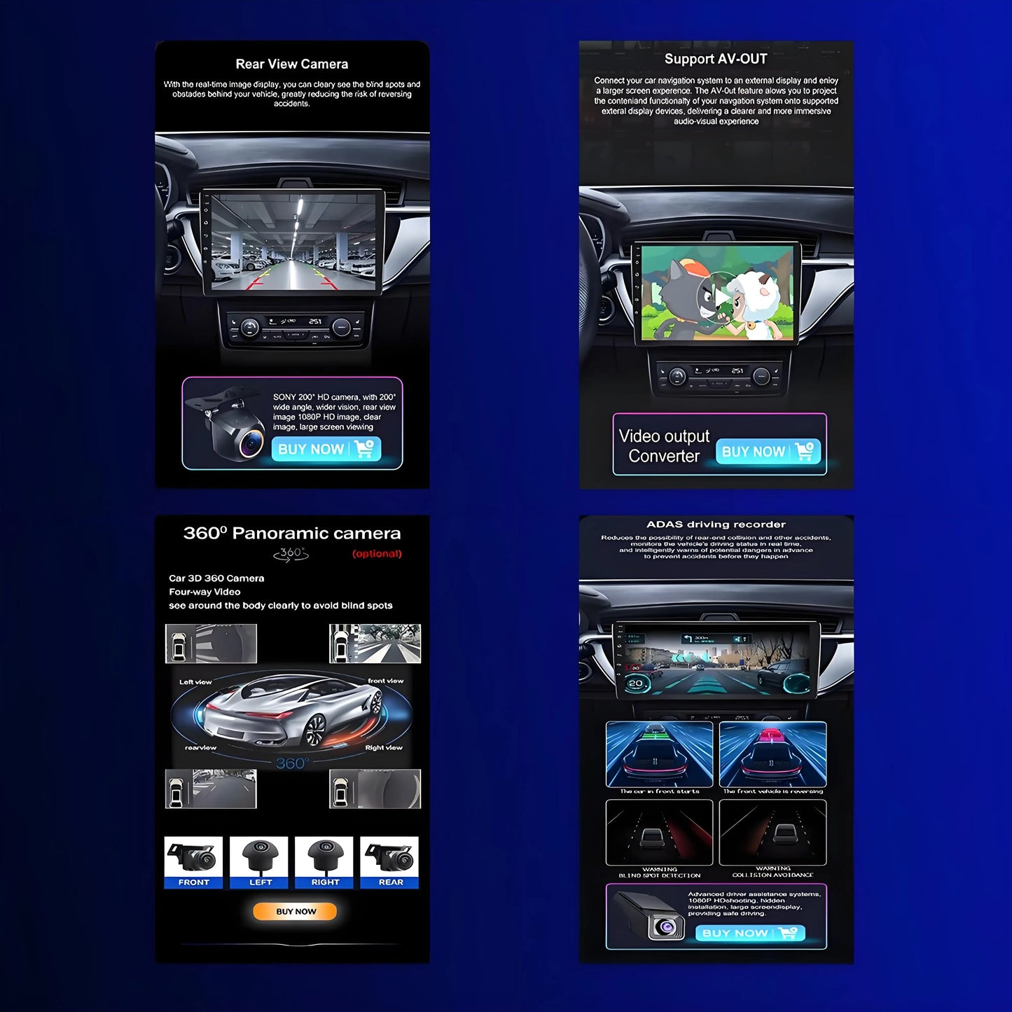 Car Stereo with Apple CarPlay & Android Auto, Compatible with Dodge Journey JC (2011-2020)