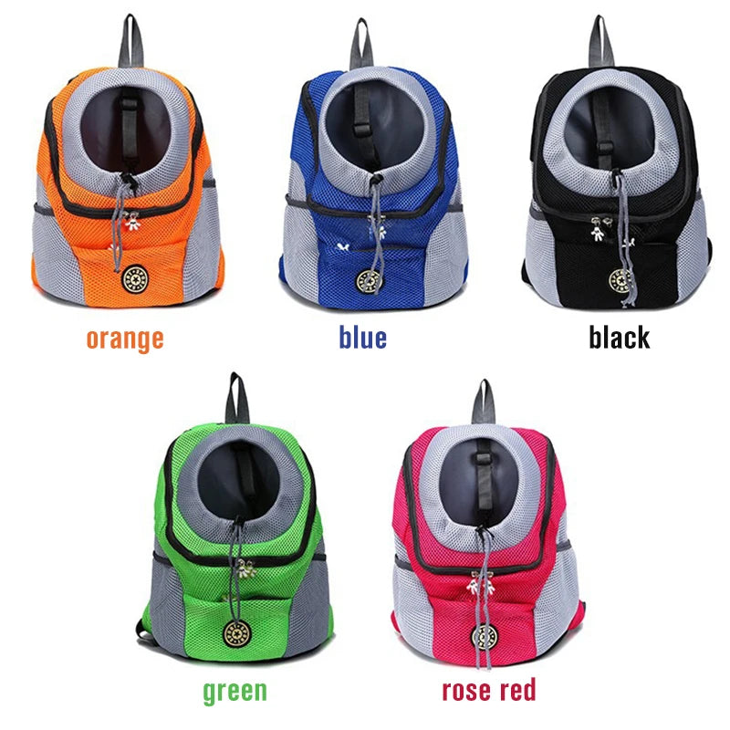 Double-Shoulder Dog Carrier Backpack - Travel Set – photo 3