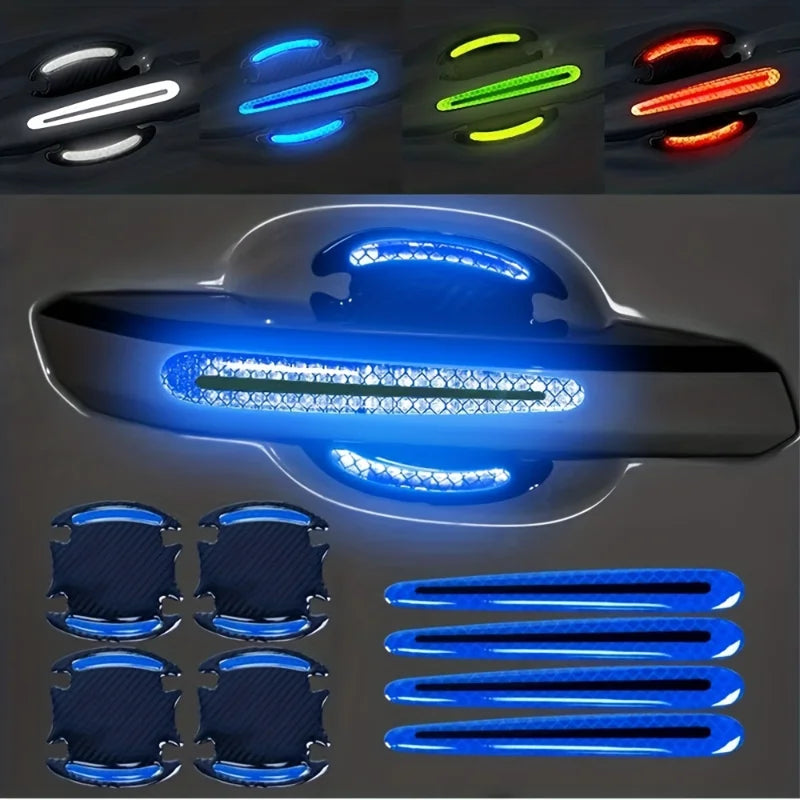 8Pcs Car Door Handle Protective Film – Anti-Scratch Transparent Paint Protection Stickers