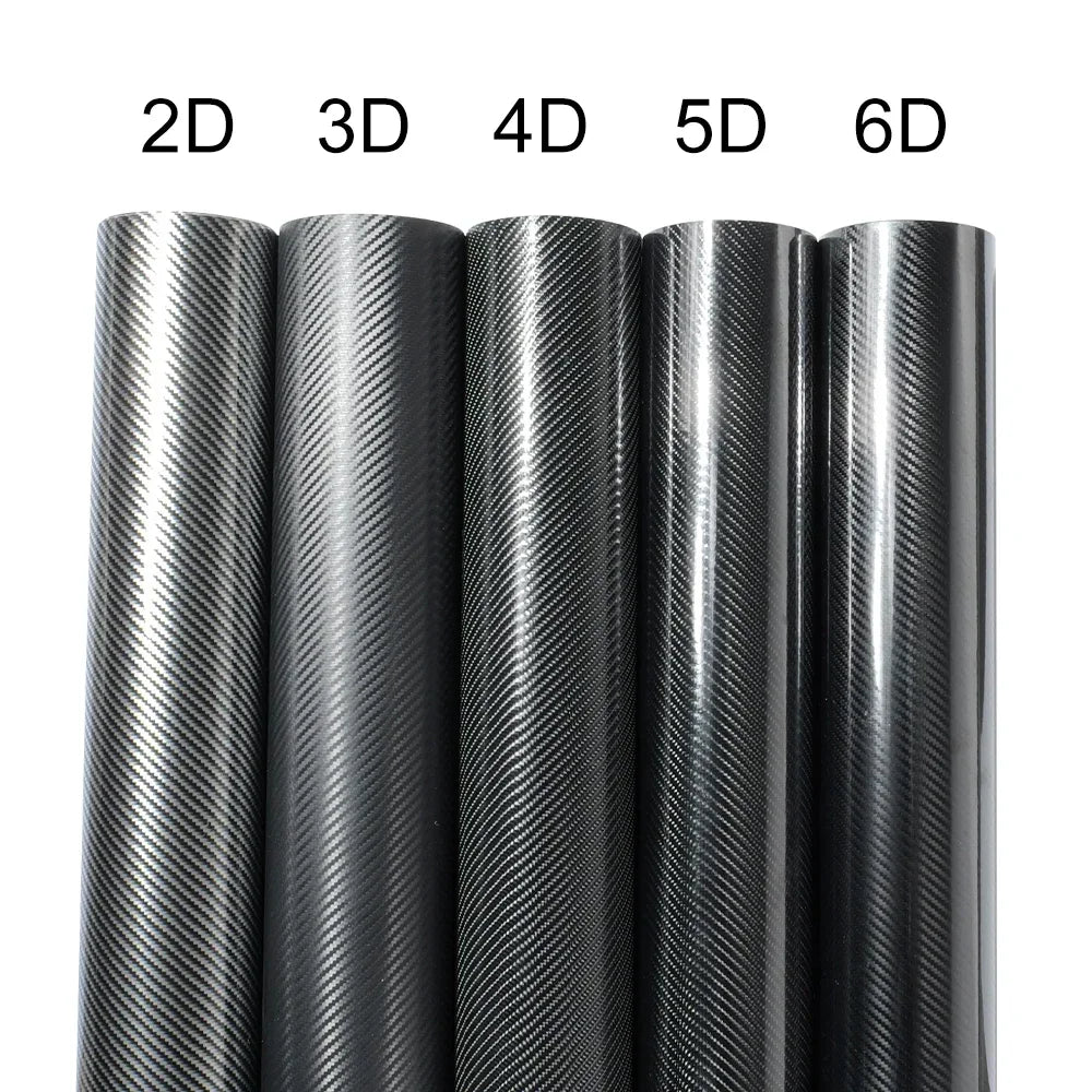 2D 3D 4D 5D 6D Carbon Fiber Vinyl Wrap Film Car Sticker Protective Decal Computer Laptop Phone Motorcycle Cover Auto Accsesories