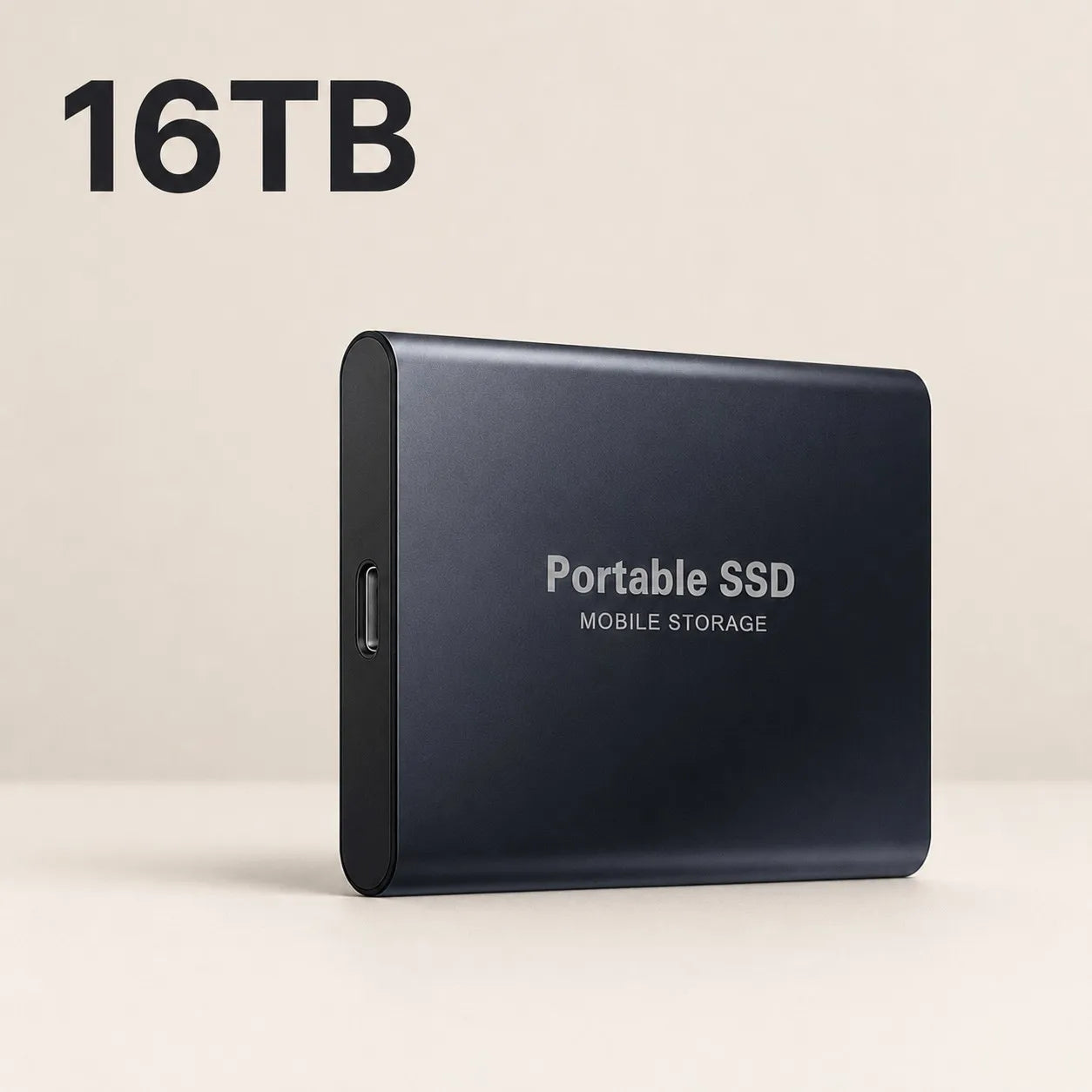 1TB Portable SSD — Slim High-Speed External Solid State Drive