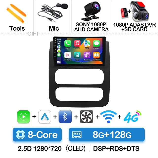 Android Car Radio & GPS Navigation Head Unit — Dodge RAM 1500/2500/3500 (2002-2005)