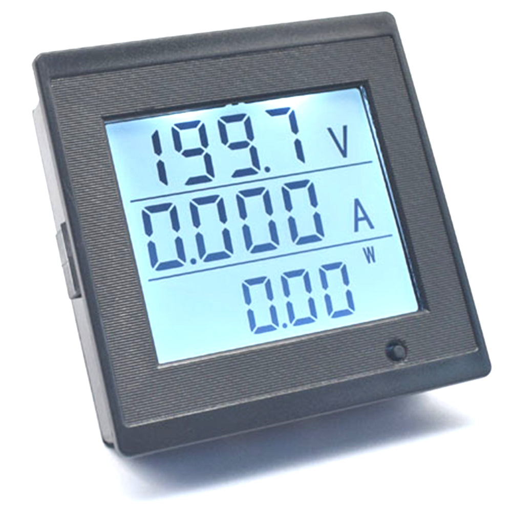 DC 6-200V 20A Voltage Current Meter LCD Digital Display Power Consumption Impedance Multi-Function Meter Tester Tools With Alarm