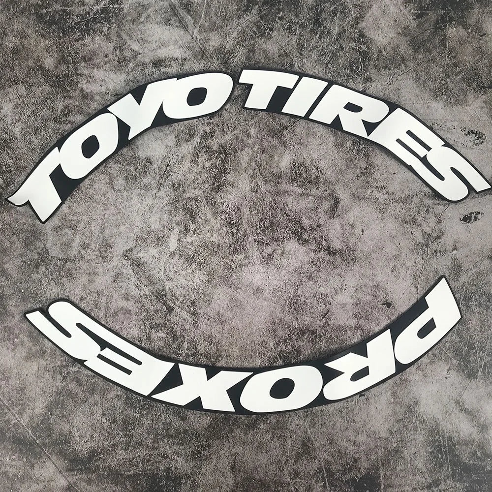 TOYO TIRES PROXES Universal 3D Auto Waterproof Tire Sticker Car Wheel Rubber Conjoined Lettering Decals Accessories
