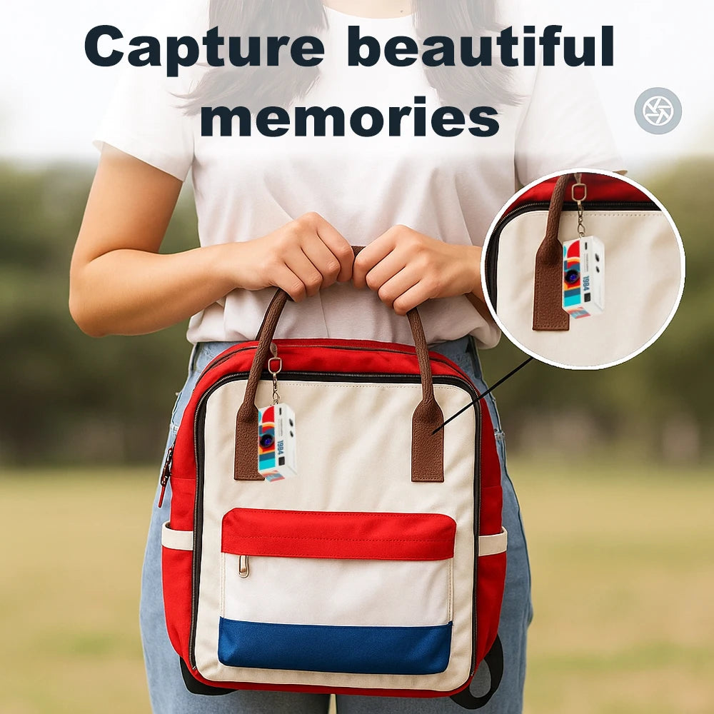 Magecam Retro Keychain Camera — 1080P Mini Digital Camcorder