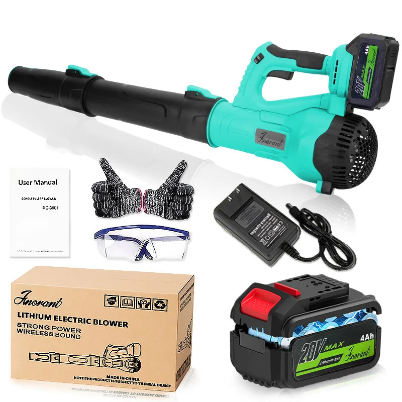 Cordless Leaf Blower – Ultra-High-Power Garden Blower for Leaves, Dust & Snow Removal