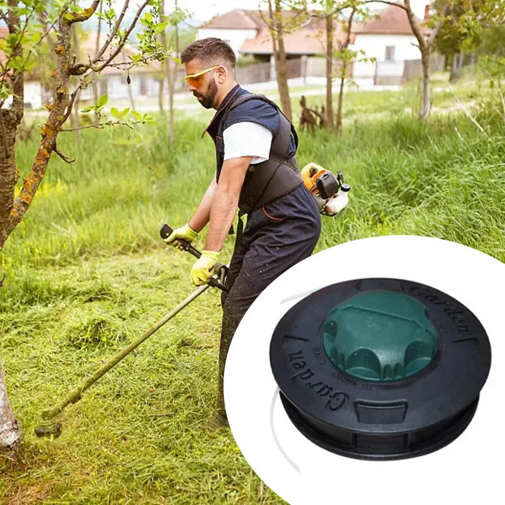 M10 Aluminum Nylon Brush Mower Bump Spool Grass Trimmer 2 Lines Cutter Head Thread Line String Saw Grass Brush Mower