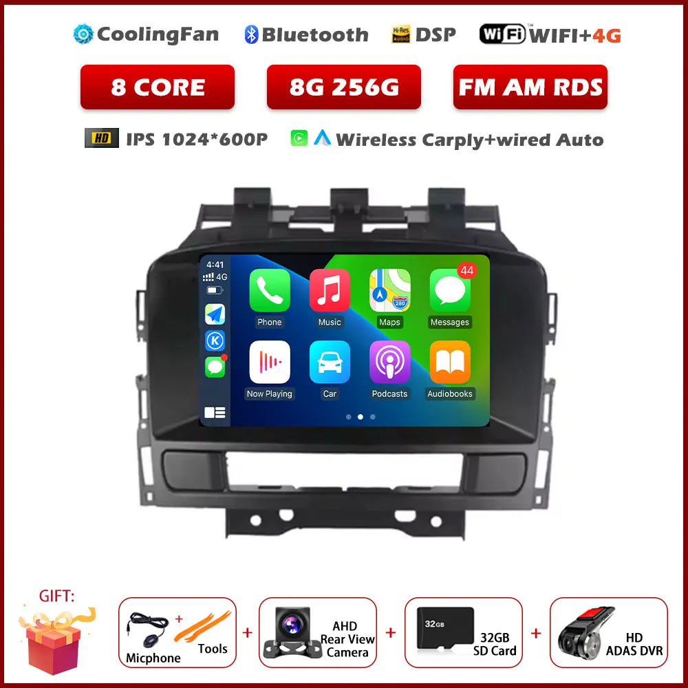 Android Car Stereo for Opel Astra J (2011–2014) & Buick Excelle GT XT — CarPlay, Android Auto, GPS Navigation