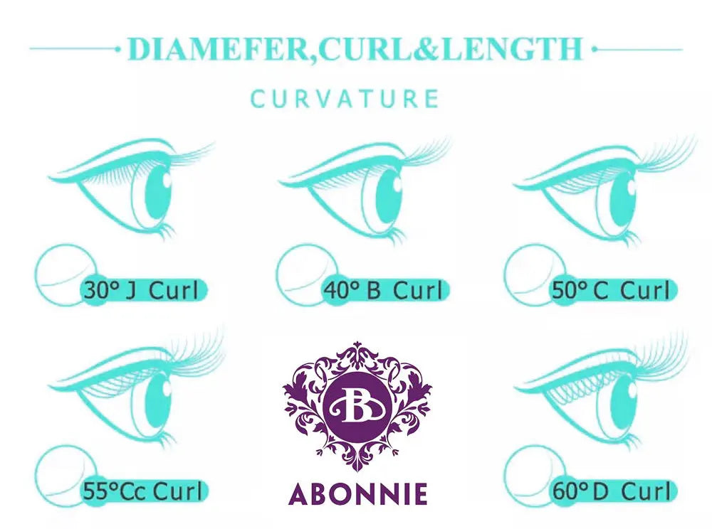 Abonnie Cashmere Lashes Classic Eyelash Extensions Russian Volume Matte Black Eyelashes