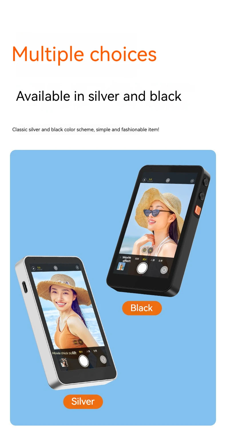 Magnetic Phone Selfie Monitor Screen,For IPhone And Android Smartphones Rear Camera For Real-time Selfie Video Streaming