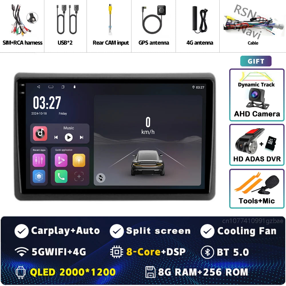 Android Car Stereo for Renault Master (2019–2022) — Wireless CarPlay, Android Auto, GPS, 360° Camera Ready