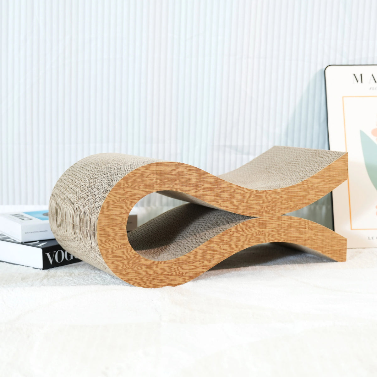 Cardboard Cat Lounger & Scratching Bed - Recliner Scratcher – photo 6