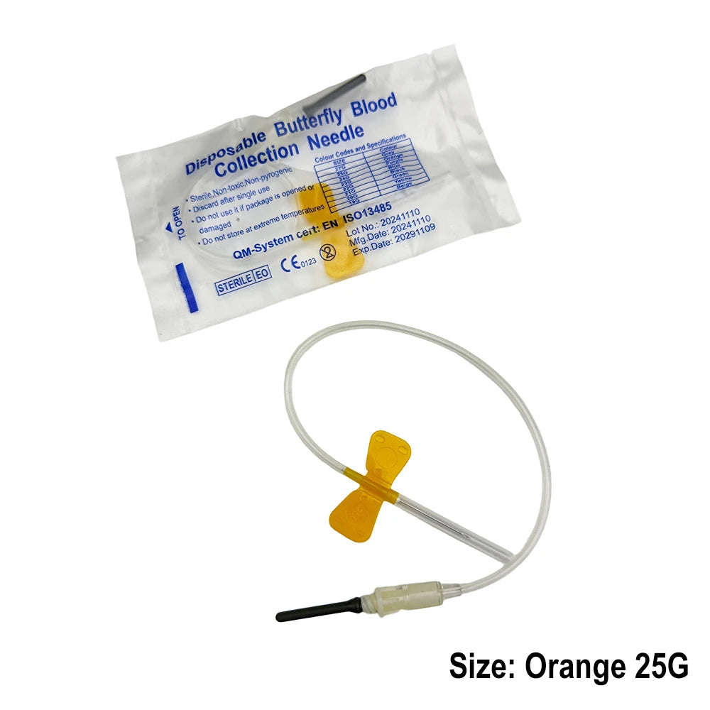 50-100PCS Disposable Double Wing Butterfly Blood Collection Needles for Cats Dogs Animal Care Pet Care Room Animal