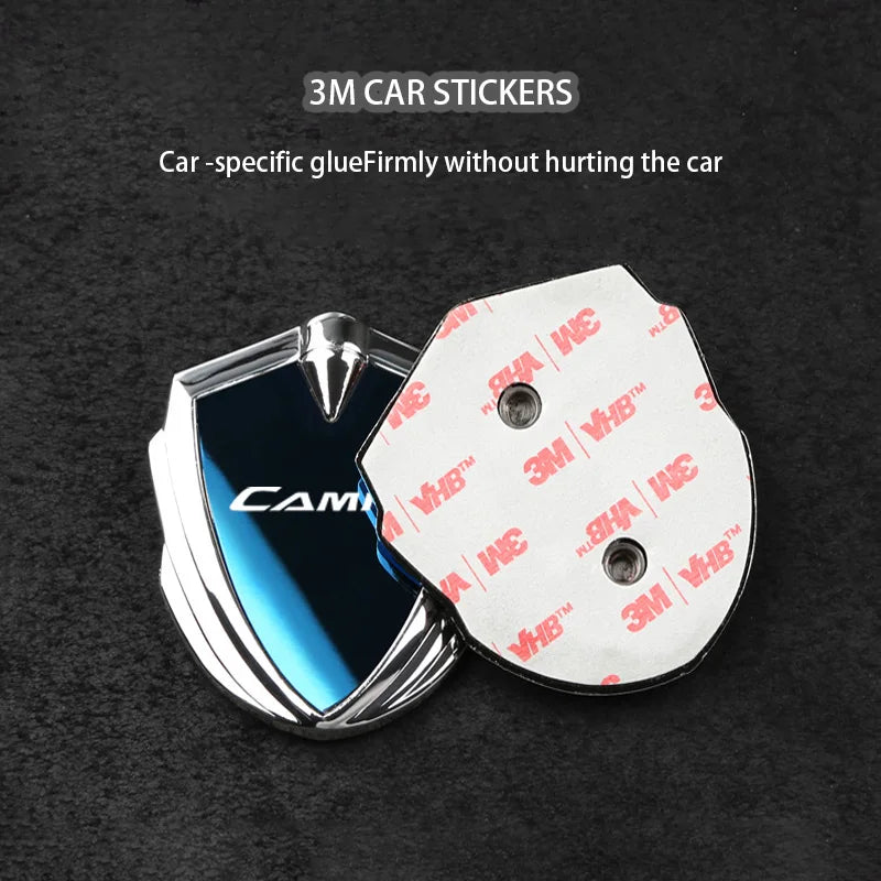 For Toyota Camry 8th gen xv70 acv70 xv50 2015 2024 2025 Interior Key Accessories Car Body Metal Shield 3D Emblem Sticker Badge