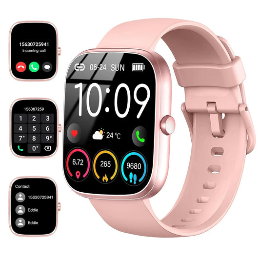 Nerunsa 1.91" Smartwatch with Bluetooth Calling & GPS – IP68 Waterproof Fitness Tracker | 110+ Sport Modes, Heart Rate & Sleep Monitor for Android & iOS