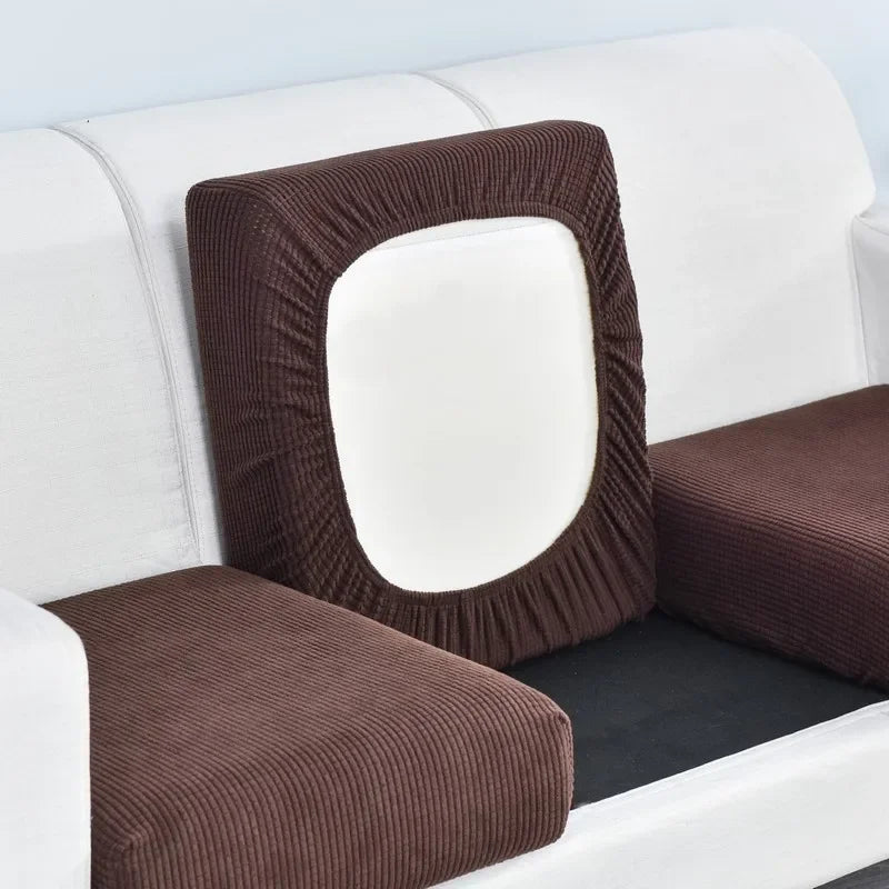 Polar Fleece Sofa Seat Cushion Cover Elastic Sofa Covers for Living Room Pet Kids Mat Chair Cover Furniture Protector 10 Sizes