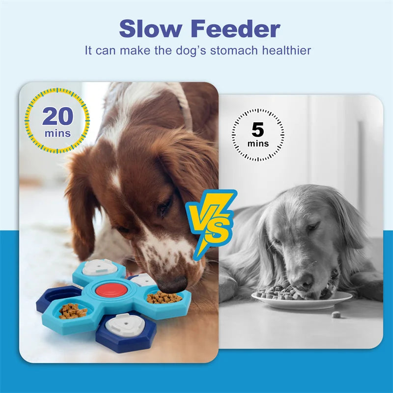 Dog Puzzle Feeding Tray - Slow Food Interactive Training Toy – photo 3