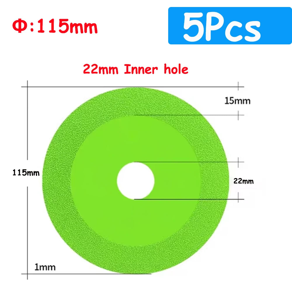 Diamond Glass Cutting Disc — 100/115/125mm Ultra-Thin Tile Blade