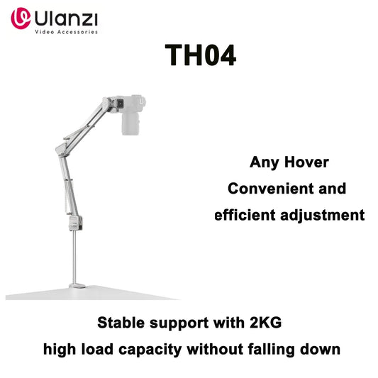 Original Ulanzi TH04 Dragon Camera Overhead Mount  Phone SLR Microphone Cantilever Bracket  Desktop Shooting Live Streaming