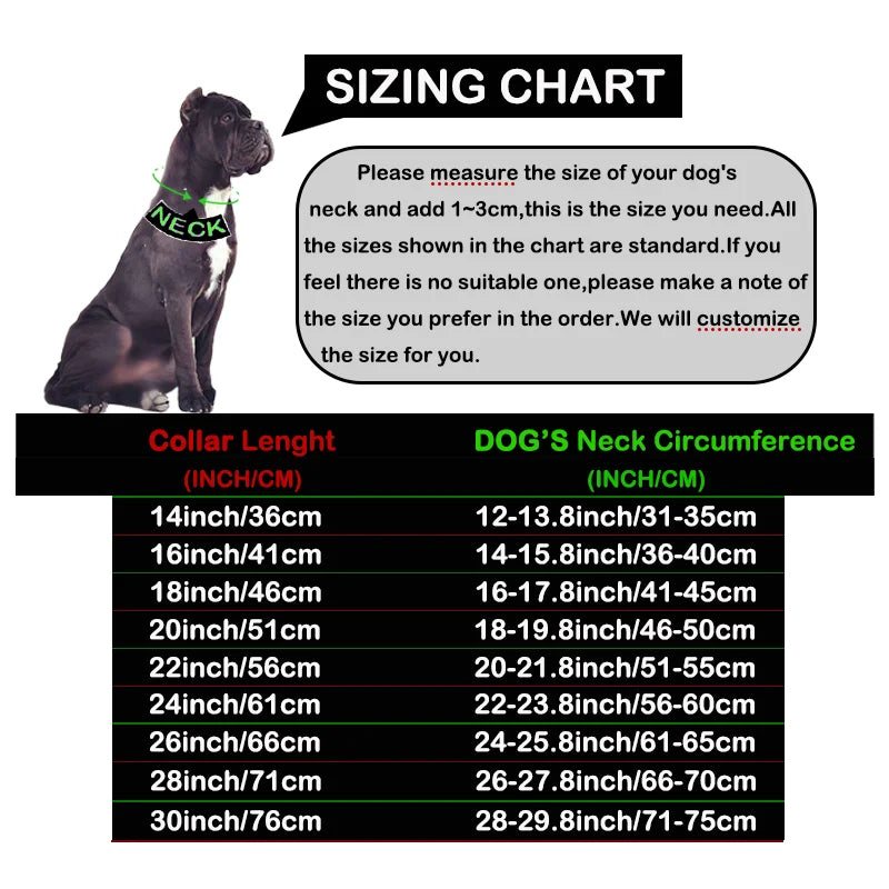 Large Dog Collar 32mm Metal Pet Choker Gold Silver Stainless Steel Chain Dog Accessories for Cane Corso Labrador Rottweiler
