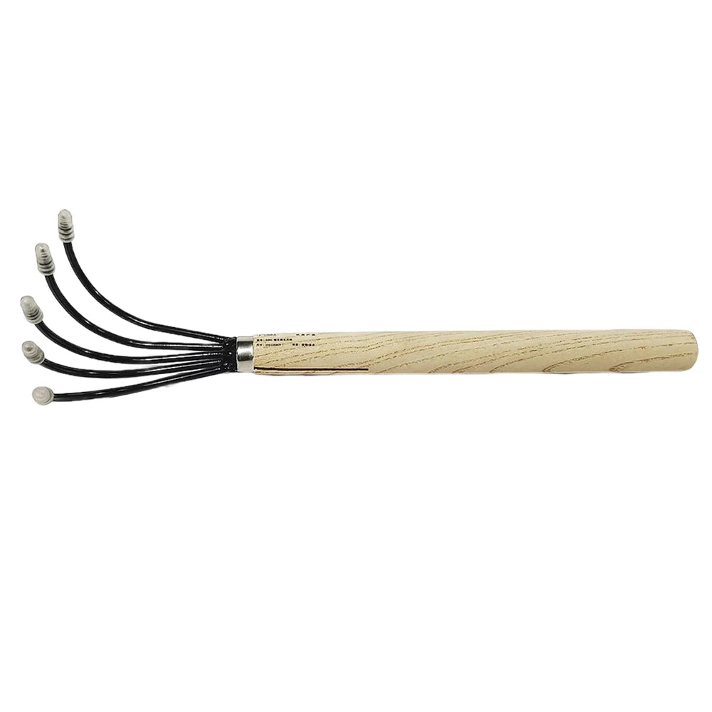 5-Claw Garden Rake & Hand Cultivator – Mini Hoe & Tiller for Soil Prep, Weeding & Planting