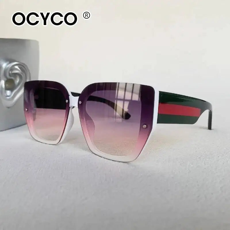 Irregular Polygon Sunglasses for Women — Mixed Colour Frames